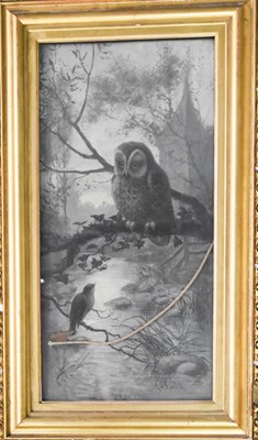 Lot 480 - Earnest Herman Ehlers R.W.A. (1858-1943): owl...