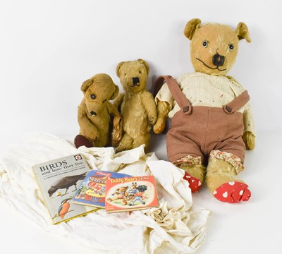 Lot 248 - A vintage Merrythought bear (with button),...