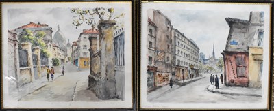 Lot 477 - A pair of mid 20th century watercolours of...