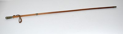 Lot 192 - A vintage riding crop, with mount for the 87th...