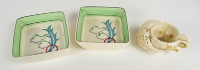 Lot 386 - Clarice Cliff, a pair of Royal Staffordshire...