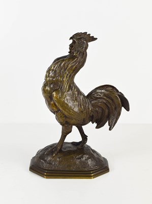 Lot 112 - Alfred Barye Fils (1839 - 1882): Cockerel,...