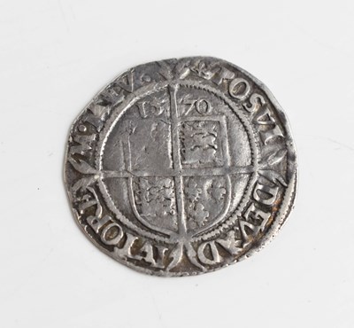 Lot 97 - A 16th century Elizabethan silver sixpence,...