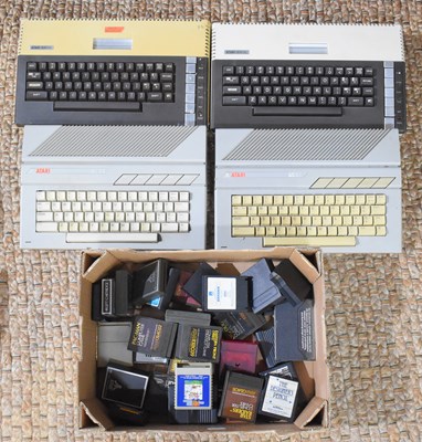 Lot 285 - Two vintage Atari 800XL computers together...