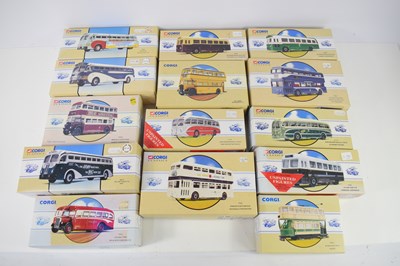 Lot 298 - A group of fourteen Corgi diecast models in...