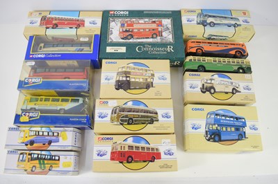 Lot 300 - A collection of fifteen Corgi diecast vehicles...