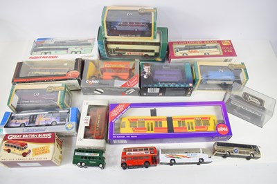 Lot 259 - A quantity of boxed diecast vehicles to...