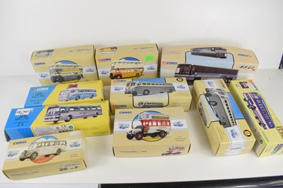 Lot 283 - A group of ten Corgi diecast vehicles to...