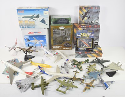 Lot 278 - A collection of diecast and Airfic models to...