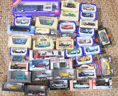 Lot 263 - A large group of diecast vehicles to include...