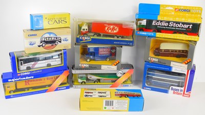 Lot 273 - A group of eleven Corgi diecast vehicles to...