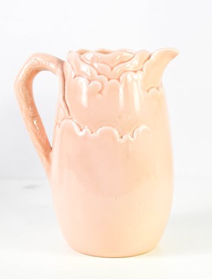 Lot 409 - A Clarice Cliff Newport jug with peach...