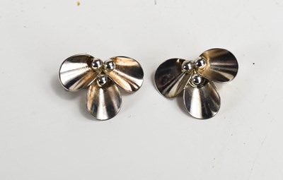 Lot 29 - Neils Erik From pair of sterling silver clip...