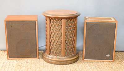 Lot 326 - A pair of vintage Phillips 22RH speakers...