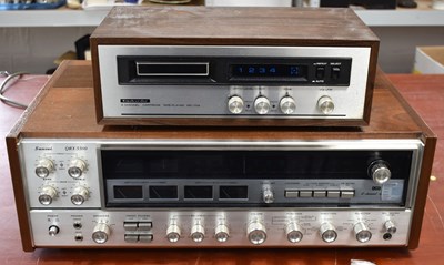 Lot 323 - A vintage Sansui QRX-550 four channel receiver...