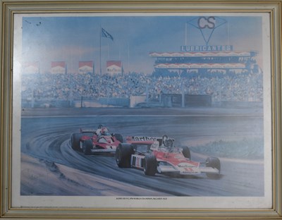 Lot 487 - Lawrence Klonaris (20th century): James Hunt...