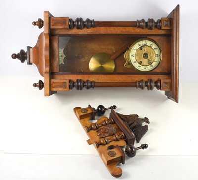 Lot 453 - A 19th century mahogany cased Vienna style...