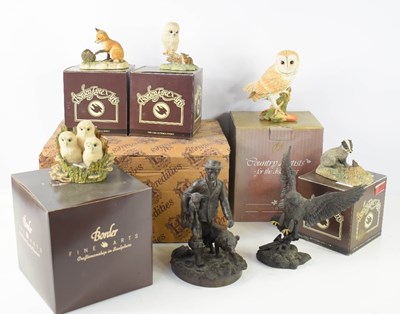 Lot 343 - Border Fine Arts Models, to include Owl &...