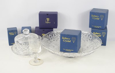 Lot 345 - A group of crystal glassware to include a...