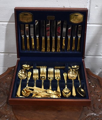 Lot 135 - A Viners Gold Plated 'Dubarry Classic' pattern...