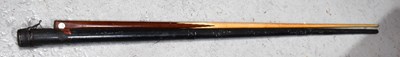 Lot 271 - A Snooker cue, by Burroughes & Watts 19 Soho...