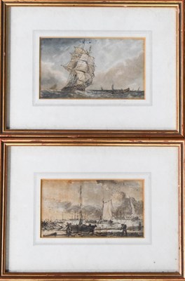 Lot 485 - Attributed to Samuel Owen (1769-1887): sailing...