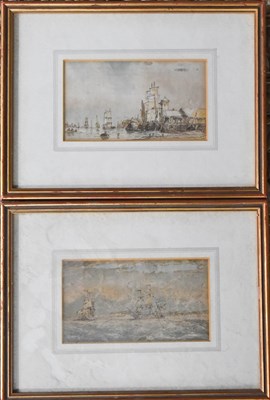 Lot 486 - Attributed to Samuel Owen (1769-1887): sailing...