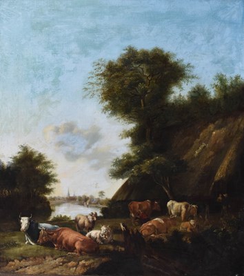 Lot 495 - An English School 18th century oil on canvas,...