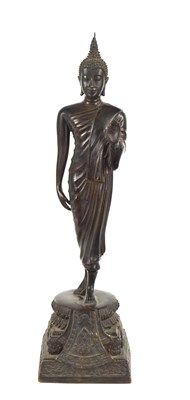 Lot 109 - A late 19th / early 20th century bronzed metal...