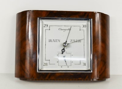 Lot 451 - A Smiths Art Deco Barometer, of curved form...