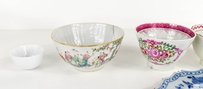 Lot 60 - A Chinese, Canton, Famille Rose small bowl of...