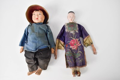 Lot 126 - A Chinese doll, dressed traditionally as a...