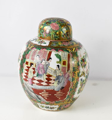 Lot 22 - A 19th century Chinese ginger jar and cover,...