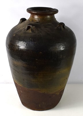 Lot 36 - A large 19th century terracotta urn of...