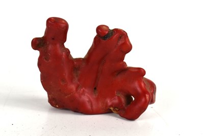 Lot 271 - A piece of tree form red coral, 9cm by 6.5cm.