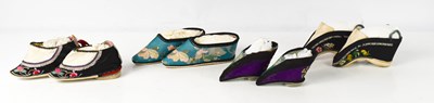 Lot 188 - Four pairs of Chinese 19th century Qing...