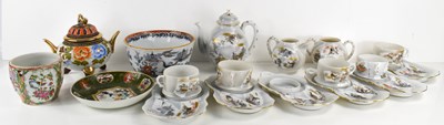 Lot 69 - A Chinese export porcelain tea service,...
