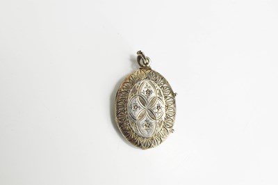 Lot 9 - A 19th century continental silver, seed pearl,...