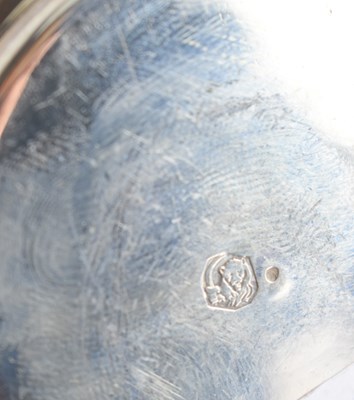 Lot 321 - A 20th century Iranian silver bowl and dish...