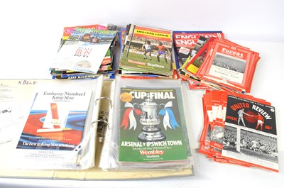 Lot 259 - A group of 1960's and later football...