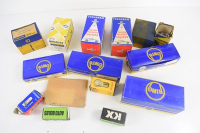 Lot 260 - A group of vintage car light-bulbs including...