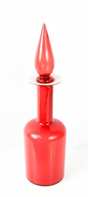 Lot 201 - An Otto Braeur for Holmguaard red glass...