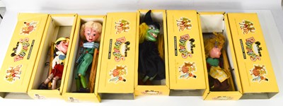 Lot 343 - A group of four vintage Pelham puppets,...