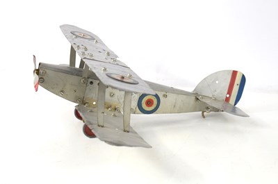 Lot 364 - A vintage Meccano bi-plane, completed and...