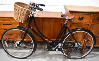 Lot 468 - A lady's Pashley bicycle with basket and bell.