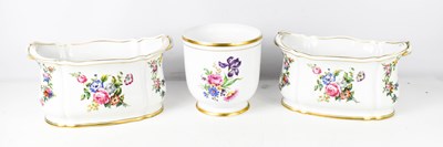 Lot 225 - A set of Portuguese porcelain jardinieres, all...