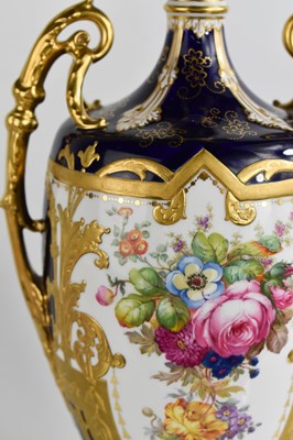 Lot 151 - A fine Royal Crown Derby vase and cover by...