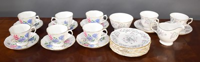 Lot 216 - A Royal Albert Sweet Pea pattern part tea...