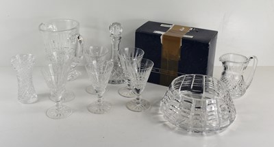 Lot 223 - A group of glassware to include Waterford...