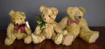 Lot 83 - Three Teddy Bears: to include a Russ Berne &...